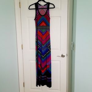 Calvin Klein Multicolored Maxi Dress Size:4